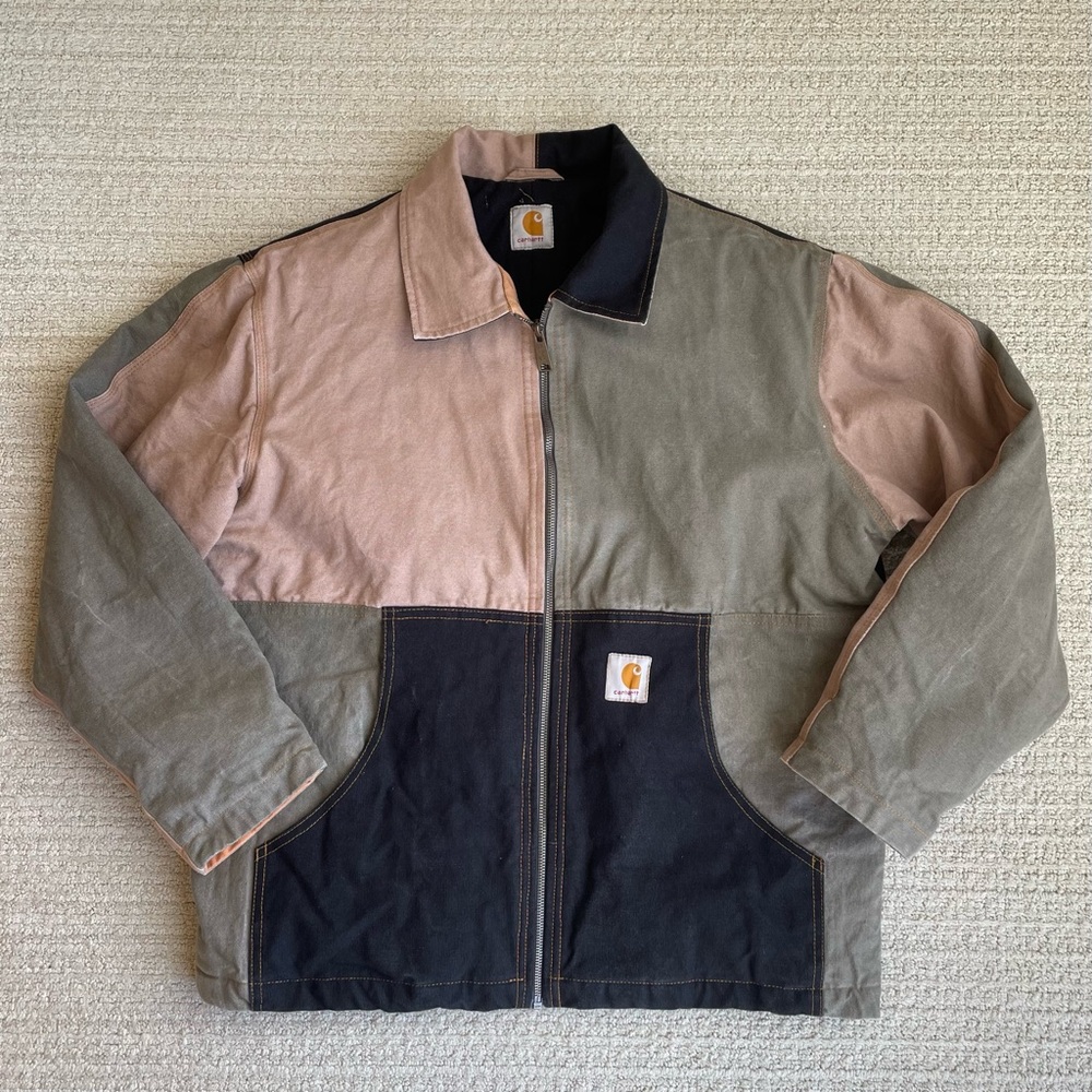 Patchwork Carhartt canvas jacket